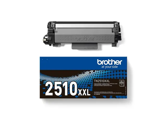 Brother TN2510XXL - Ultra High Yield svart original boks tonerpatr...