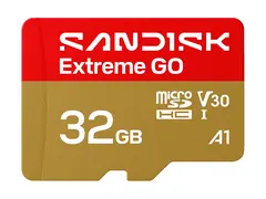 SanDisk Extreme Go - Flashminnekort - 32 GB A1 / Video Class V30 / UHS-I U3 - microSDHC UHS-I