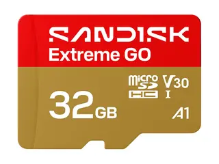 SanDisk Extreme Go - Flashminnekort - 32 GB A1 / Video Class V30 / UHS-I U3 - microSDHC UHS-I
