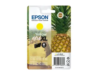 Epson 604XL Singlepack - 4 ml - XL - gul original - blister - blekkpatron - for EPL 4200; Stylus Photo 2200; WorkForce WF-2950DWF