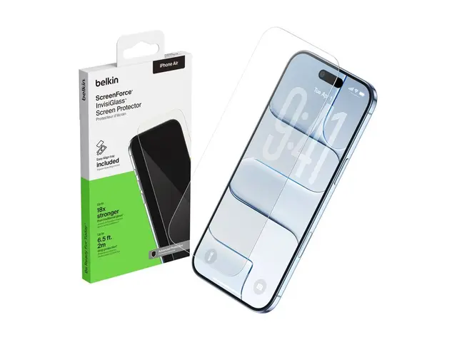 Belkin ScreenForce InvisiGlass - Skjermbeskyttelse for mobiltelefo...