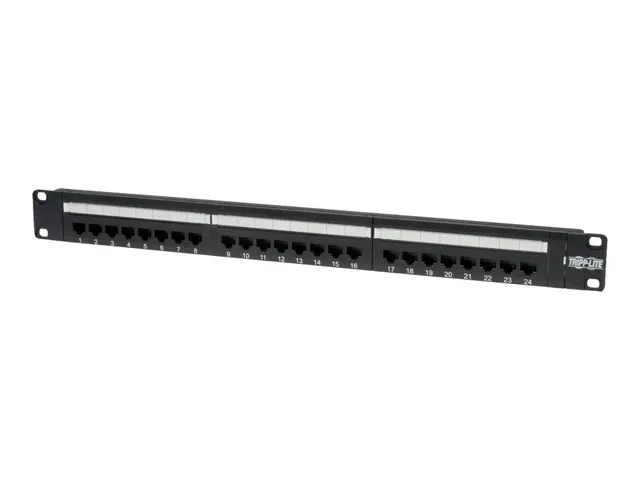 Eaton Tripp Lite Series 24-Port Cat6 Cat5 Patch Panel Feed Through...