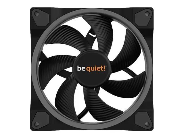 be quiet! Light Wings - Kabinettvifte PWM 140 mm svart (en pakke 3)