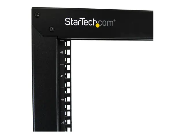 Startech 42U Mobile Open Frame Network Rack with Wheels- 663lbs - ...