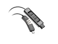 HP Poly DA85 - Hodetelefonkabel - USB, 24 pin USB-C hann til Quick Disconnect hann 1.3 m - for OMEN 40L by HP GT21-1026nd; Poly DA70, DA75, DA80, DA85-M