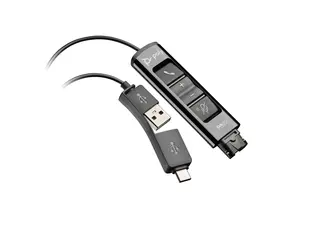HP Poly DA85 - Hodetelefonkabel USB, USB-C hann til Quick Disconnect hann - 1.3 m - for OMEN 40L by HP GT21-1026nd; Poly DA70, DA75, DA80, DA85-M