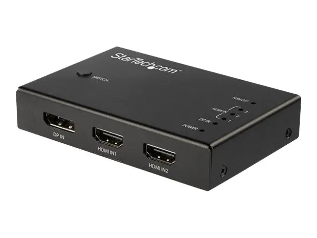 StarTech.com 4 Port HDMI Video Switch - 3x HDMI & 1x DisplayPort -...