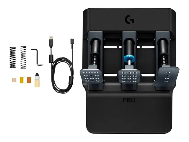 Logitech G Pro Racing Pedals - Pedaler kablet for PC, Microsoft Xb...