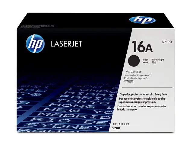 HP 16A - Svart - original - LaserJet - tonerpatron (Q7516A) - for ...
