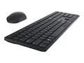 Dell Pro KM5221W - Tastatur- og mussett - tr&#229;dl&#248;s 2.4 GHz - QWERTY - Pan Nordic - svart - med 3 years NBD Advance Exchange - for Latitude 3320, 3520, 7320 Detachable; Vostro 15 3515; XPS 17 9710