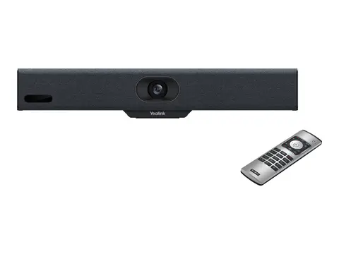Yealink MeetingBar A10 - Alt-i-ett videosamarbeidslinje (videolinje, VCR11-fjernkontroll) Certified for Microsoft Teams, Certified for Zoom Rooms - power adapter included