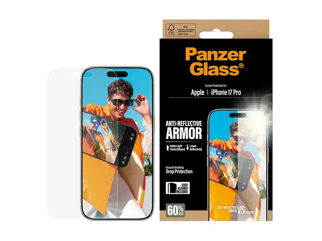 PanzerGlass - Skjermbeskyttelse for mobiltelefon - anti-reflective...