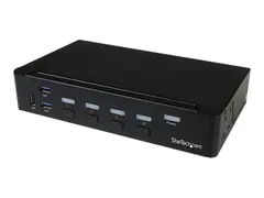 StarTech.com 4 Port HDMI KVM - HDMI KVM Switch 1080p - USB 3.0 &amp; Audio Support - KVM Video Switch (SV431HDU3A2) - KVM / lyd / USB-svitsj - 4 porter - rackmonterbar