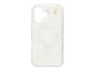 IDEAL OF SWEDEN - Baksidedeksel for mobiltelefon MagSafe-samsvar - resirkulert polykarbonat, celluloseacetat, resirkulert TPU-plast - perlehvitt - for Apple iPhone 16
