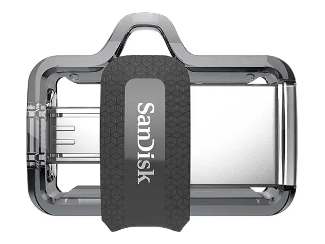 SanDisk Ultra Dual - USB-flashstasjon - 64 GB USB 3.0 / micro USB 