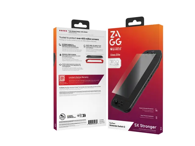 ZAGG InvisibleShield Glass Elite - Skjermbeskyttelse for spillkons...