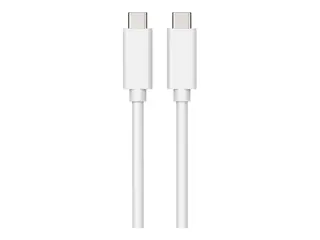Andersson - USB-kabel - 24 pin USB-C (hann) til 24 pin USB-C (hann) USB 3.1 Gen 2 - 3 A - 1 m - hvit