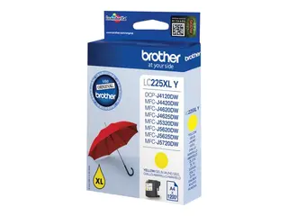 Brother LC225XLY - Gul - original - blekkpatron for Brother DCP-J4120, MFC-J4420, J4620, J5320, J5620, J5625, J5720; Business Smart MFC-J4420