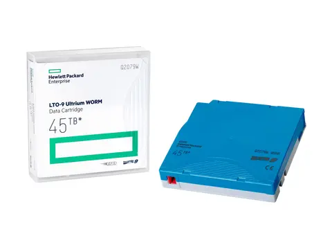 HPE - LTO Ultrium WORM 9 - 18 TB / 45 TB påskrivningsetiketter - lys blå - for P/N: R7E99A, R7F00A, R7F01A, R7F02A