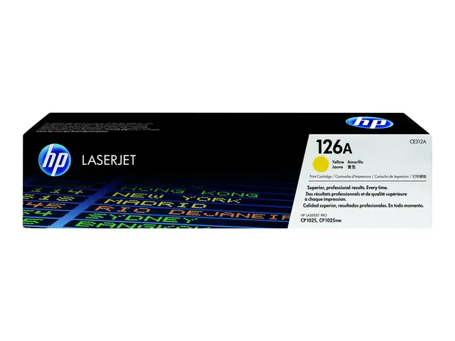 HP 126A - Gul - original - LaserJet - tonerpatron (CE312A) - for C...