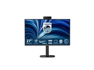 Philips 27B2U3601H - 3000 Series - LED-skjerm 27" - 2560 x 1440 QHD @ 120 Hz - IPS - 350 cd/m² - 1500:1 - 4 ms - HDMI, DisplayPort, USB-C - høyttalere - svart