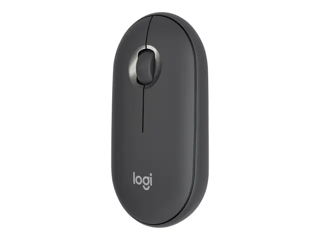 Logitech Pebble M350 - Mus optisk 3 knapper trådløs 2.4 GHz, Bluet...