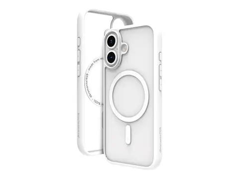 dbramante1928 Grenen - Baksidedeksel for mobiltelefon MagSafe-samsvar - plastikk - hvit - for Apple iPhone 16 Plus