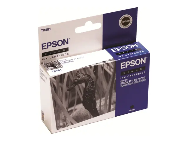 Epson T0481 - 13 ml - svart - original - blister - blekkpatron - f...