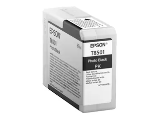 Epson T8501 - 80 ml - fotosort - original blekkpatron - for SureColor P800, P800 Designer Edition, SC-P800