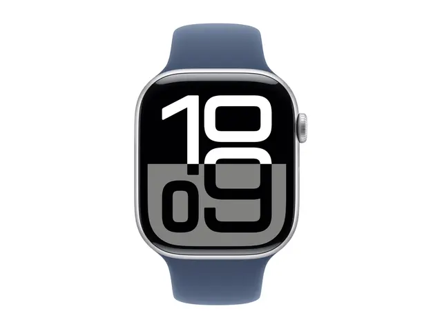 Apple Watch Series 10 (GPS) - 46 mm sølvaluminium smartklokke med ...