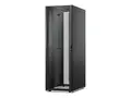 APC NetShelter SX Networking Enclosure with Sides Rack - svart - 48U - 19&quot; - TAA-samsvar - for P/N: SC500RM1U, SMTL3KRM2UCLNC, SRT2K2RXLNX145, SRTL2K2RM1UWC, SRTL3KRM1UIC