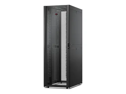 APC NetShelter SX Networking Enclosure with Sides Rack - svart - 48U - 19" - TAA-samsvar - for P/N: SMT1000RM1U, SMT750RM1U, SRTL10KRM4UT, SRTL5KRM2UI-HW, SRTL5KRM2UT-HW, SRTL8KRM4UT