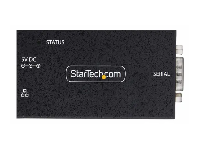 StarTech.com Serial to Ethernet Adapter, IP LAN RS232 DB9 Converte...