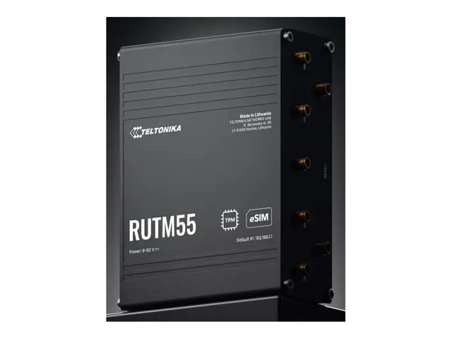 Teltonika RUTM55 - Trådløs ruter WWAN 1GbE Wi-Fi 5 5G, 3G, 4G DIN-...