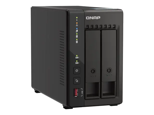QNAP TS-253E - NAS-server 2 brønner SATA 6Gb/s RAID 0, 1, 5, 6, 10...