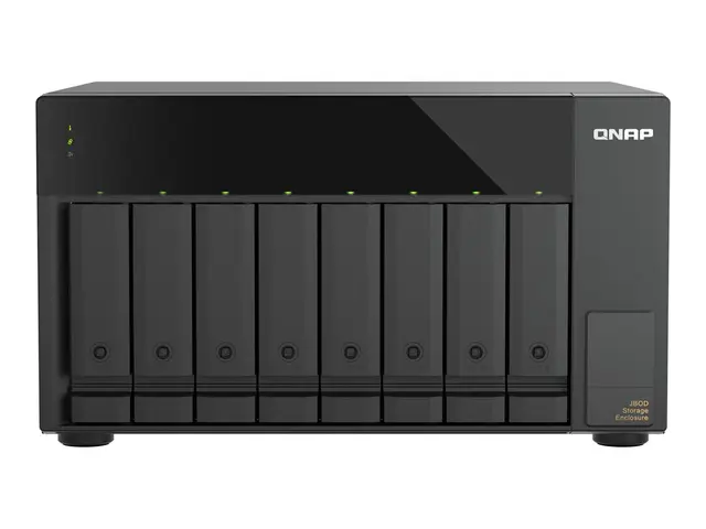 QNAP TL-D810TC4 - Harddiskarray - 8 brønner (SATA-600) - USB 4.0 (...