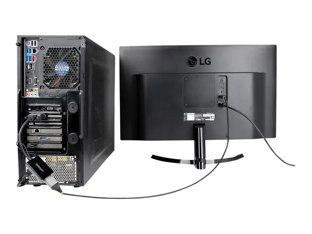 StarTech.com DVI to DisplayPort Adapter - USB Power - 1920 x 1200 ...