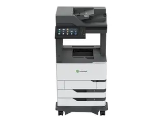 Lexmark MX822ade - Multifunksjonsskriver S/H - laser - 215.9 x 355.6 mm (original) - A4/Legal (medie) - opp til 52 spm (kopiering) - opp til 52 spm (trykking) - 1200 ark - 33.6 kbps - USB 2.0, Gigabit LAN, USB 2.0 vert