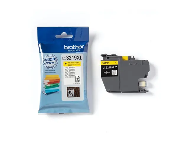 Brother LC3219XLY - XL gul original blister blekkpatron for MFC-J5...