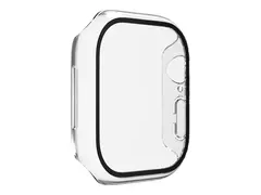 ZAGG InvisibleShield Glass Elite 360 Skjerm-/sidebeskyttelsessett for smart armbåndsur - stor - glass - rammefarge svart - for Apple Watch Series 10 (GPS + Cellular) (46 mm), Series 10 (GPS) (46 mm)
