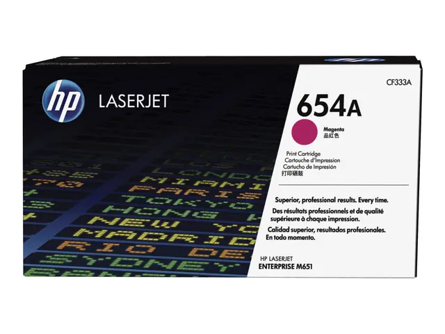 HP 654A - Magenta - original - LaserJet - tonerpatron (CF333A) - f...