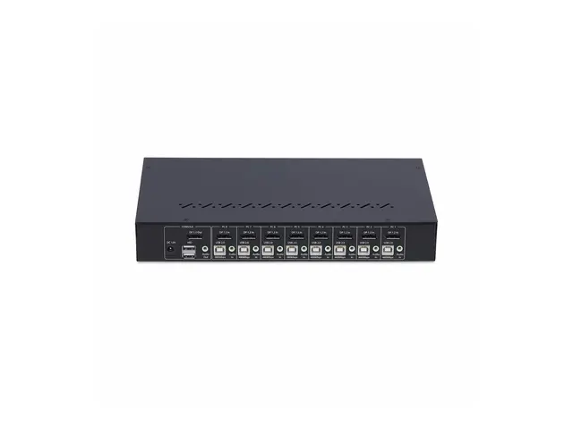 StarTech.com 8-Port DisplayPort KVM Switch w/1U Rack Mount Kit, 4K...