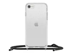 OtterBox React Series - Baksidedeksel for mobiltelefon halskjede - stjernest&#248;v (klart glitter) - for Apple iPhone 7, 8, SE (2nd generation), SE (3rd generation)
