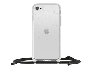 OtterBox React Series - Baksidedeksel for mobiltelefon halskjede - stjernestøv (klart glitter) - for Apple iPhone 7, 8, SE (2nd generation), SE (3rd generation)