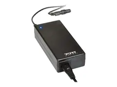 PORT Connect Universal Power Supply - Strømadapter AC 100-240 V - 90 watt - svart