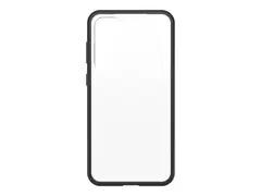 OtterBox React Series - Baksidedeksel for mobiltelefon svart krystall (klar/svart) - for Samsung Galaxy S23+