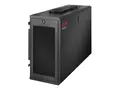 APC NetShelter WX AR106VI - Skap veggmonterbar - svart - 6U - 19"