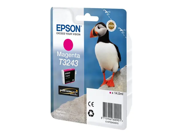 Epson T3243 - 14 ml - magenta - original - blekkpatron - for SureC...