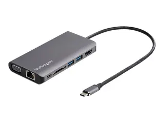 STARTECH.COM USB-C Multiport Adapter - HDMI / VGA - PD - SD - Ethernet - Audio