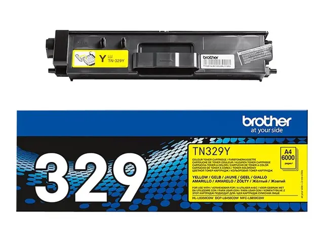 Brother TN329Y - Gul original tonerpatron for DCP-L8450CDW, MFC-L8...